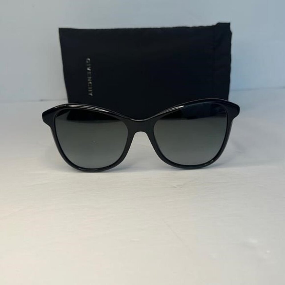 New Authentic GIVENCHY Black /Grey /Gold Acetate Frame Sunglasses -GV7198S - Picture 6 of 13